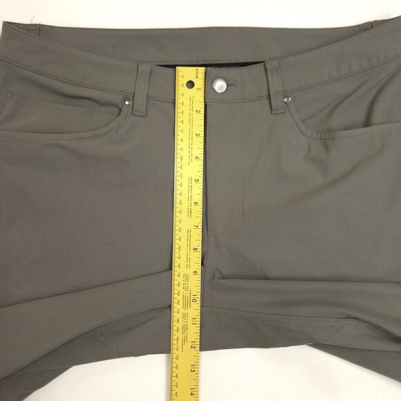 Lululemon Pants Mens 33x32 Sage Green ABC Commission Slim Chino Golf - Picture 4 of 8